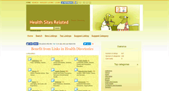 Desktop Screenshot of healthsitesrelated.com